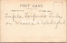 Load image into Gallery viewer, Naval Postcard - Triple Torpedo Tubes on HMS Wessex & HMS Wakeful SW20254