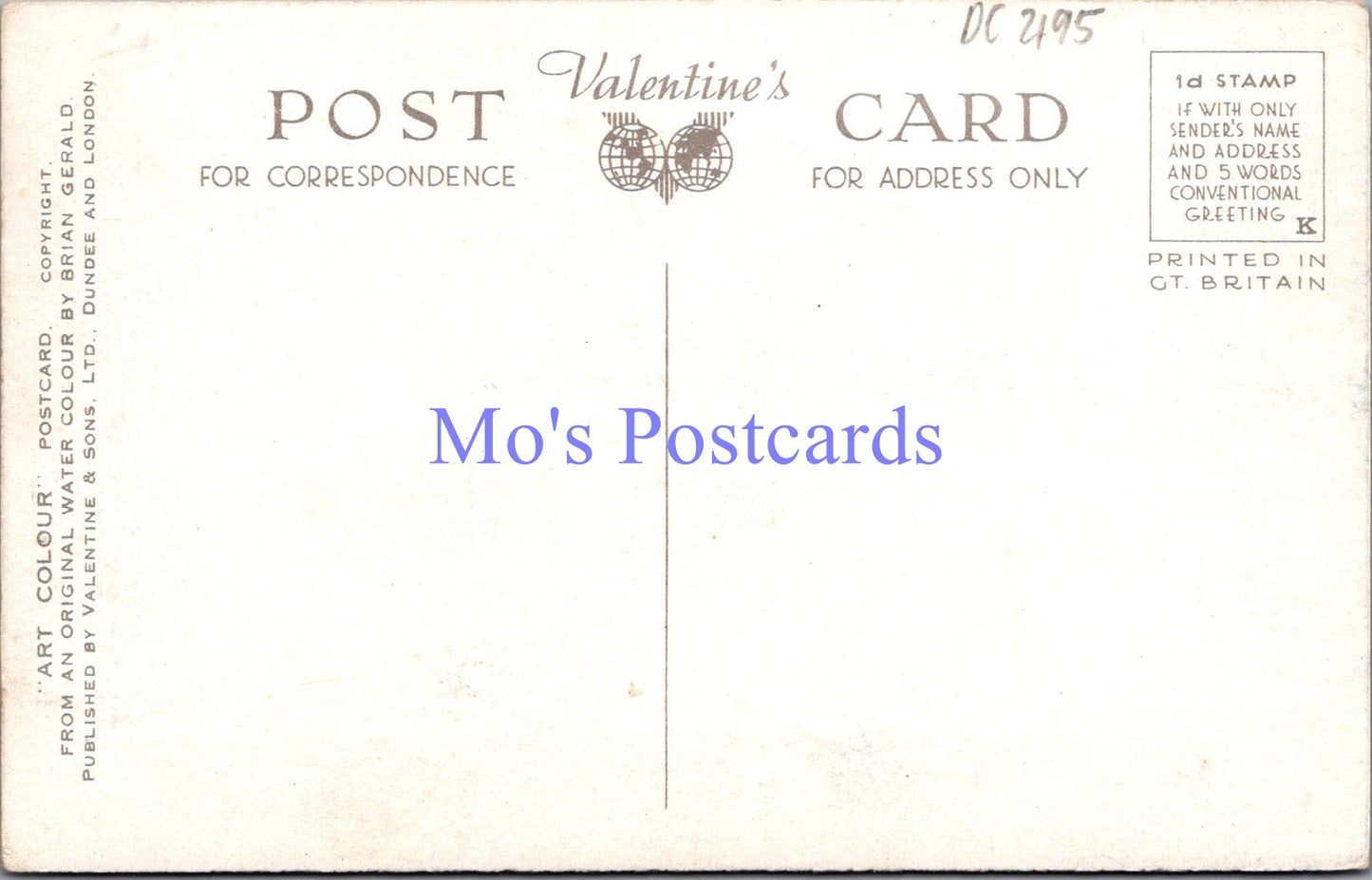 Wales Postcard - Bettws-Y-Coed Village DC2195