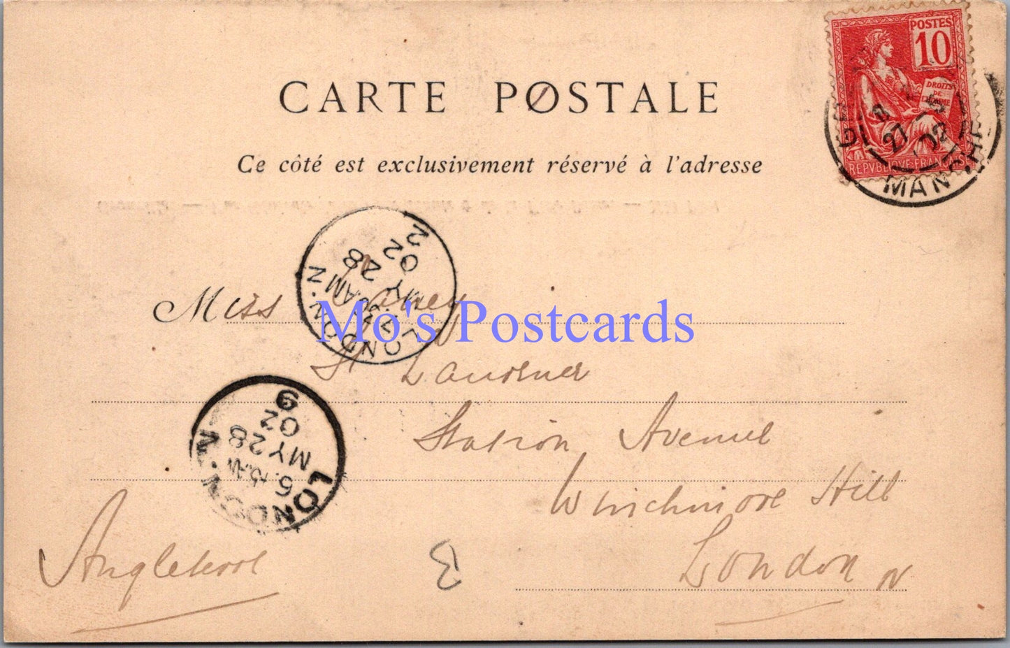 France Postcard - Granville, Vue Generale De La Ville Haute SW13801