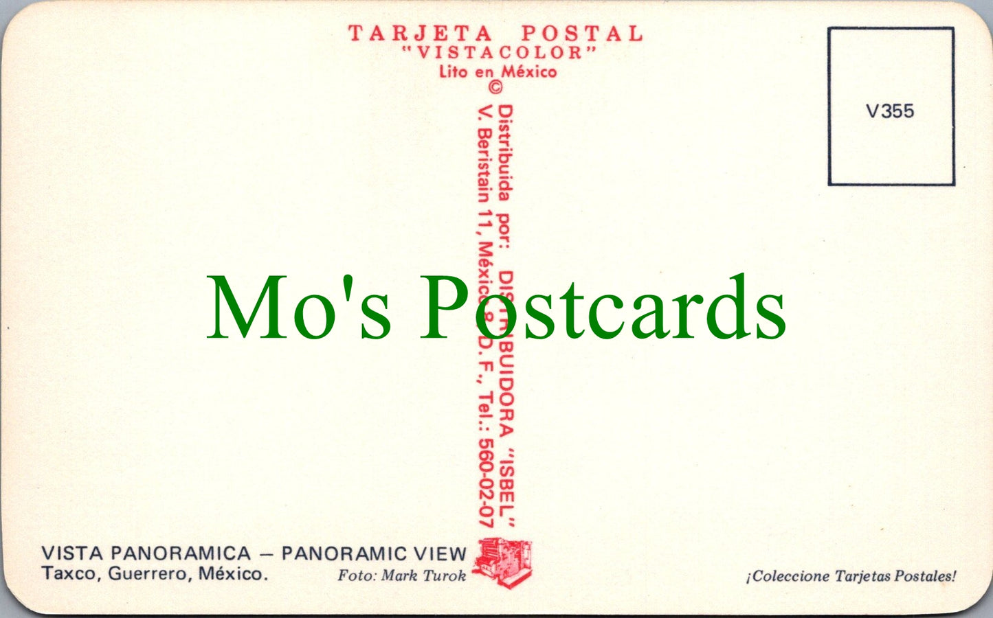 Mexico Postcard - Taxco, Guerrero SW13612