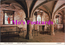 Load image into Gallery viewer, Yorkshire Postcard - York Minster, Crypt Altars SW14993