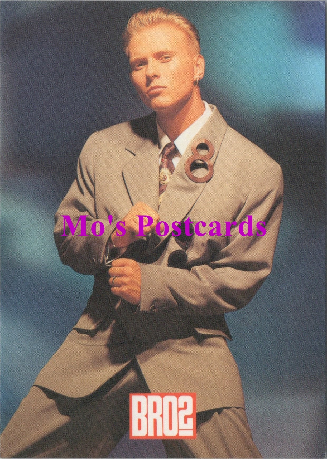 Music Postcard - Luke Goss of Bros, English Band SW15003