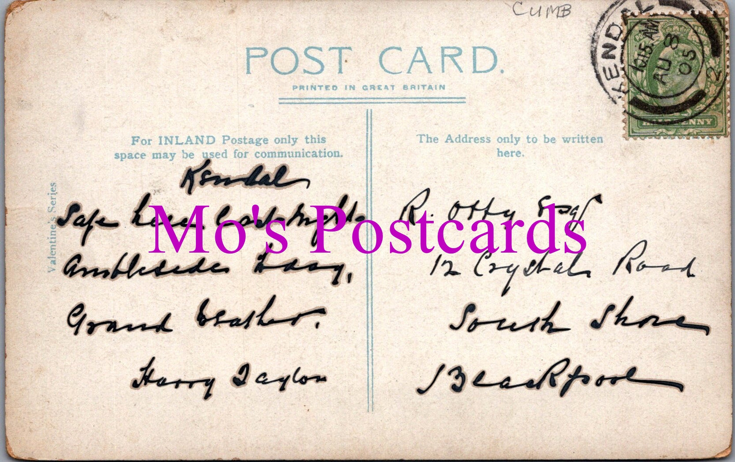 Cumbria Postcard - Scout Scar, Kendal SW15399