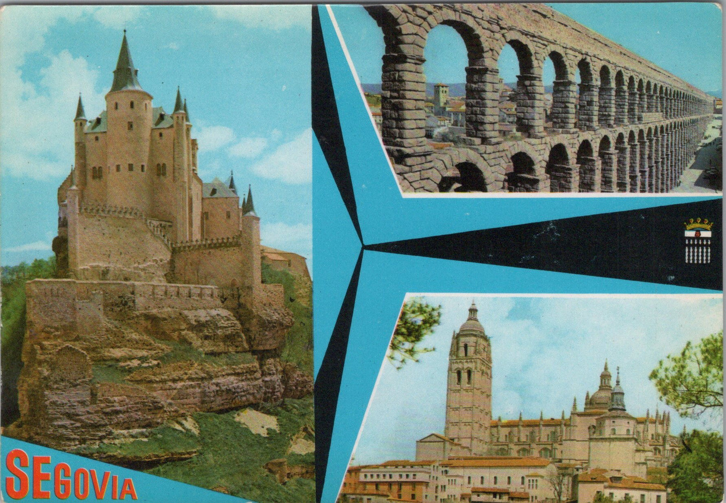 Spain Postcard - Views of Segovia SW159513