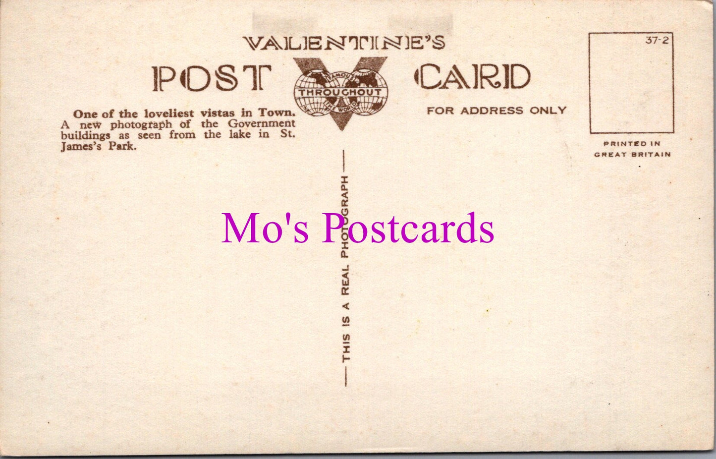 London Postcard - St James's Park SW14193