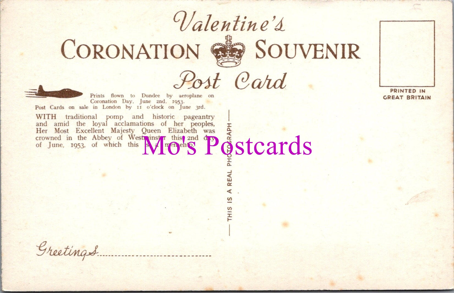 Royalty Postcard - The Queen and The Duke of Edinburgh SW14272