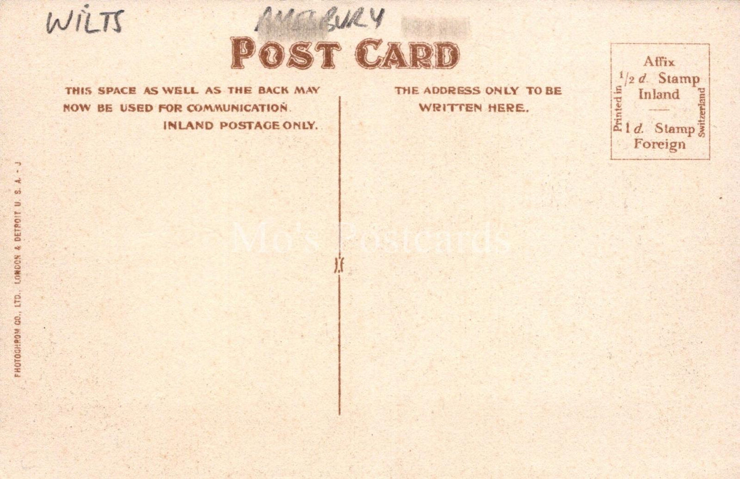 Wiltshire Postcard - West Amesbury Village Street, The Woodford Valley XT966
