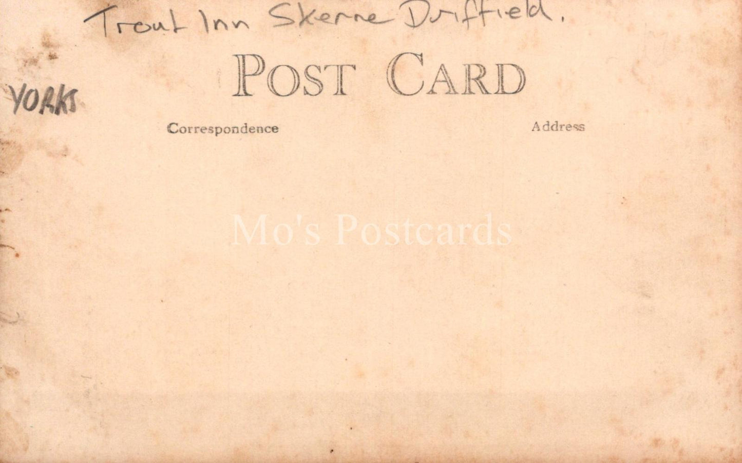 Yorkshire Postcard - Trout Inn, Wansford, Nr Skerne, Driffield XT972
