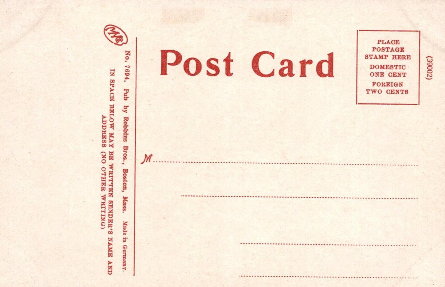 USA Postcard: Street View showing Post Office and Library Westerly, RI XT2138
