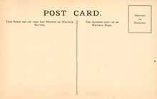 Load image into Gallery viewer, Vintage postcard with printed text and a flag symbol on a beige background
