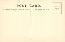 Load image into Gallery viewer, Vintage postcard with printed text on a beige background