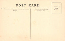 Load image into Gallery viewer, Vintage postcard with text and a line on a beige background