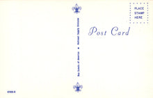 Load image into Gallery viewer, Vintage postcard with Boy Scouts of America logo and text on a light background