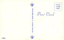 Load image into Gallery viewer, Vintage postcard with Boy Scouts of America logo and text on a light background