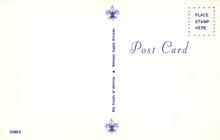 Load image into Gallery viewer, Vintage postcard with Boy Scouts of America logo and text on a white background