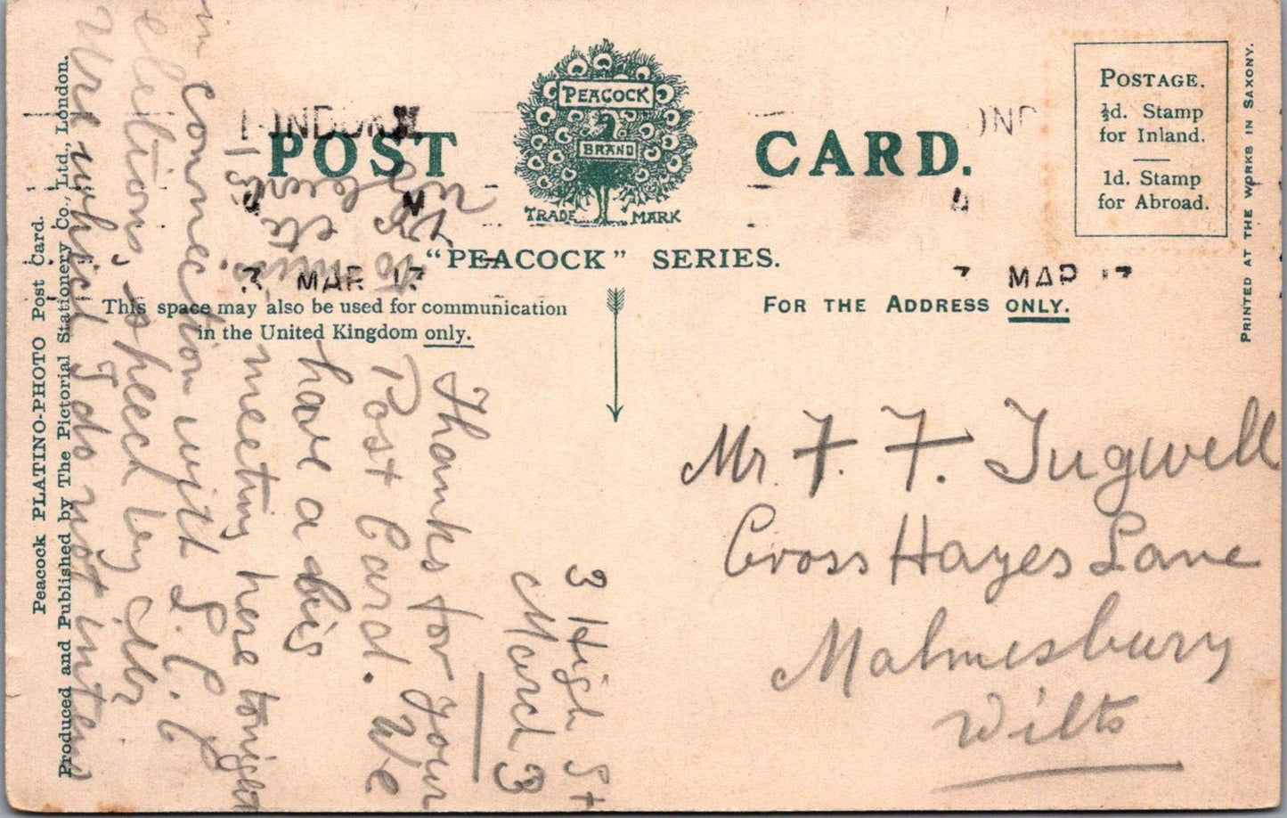 London Postcard - Madame Tussaud's, Marylebone Road XT395