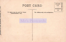 Load image into Gallery viewer, Vintage postcard with text and a flag design, featuring 'Mo's Postcards' branding.