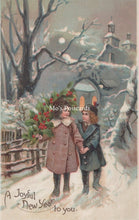 Load image into Gallery viewer, Greetings Postcard - A Joyful New Year To You SW19118