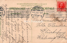 Load image into Gallery viewer, Denmark Postcard - Copenhagen, Vesterbrogade Mod Frederiksberggade SW19142