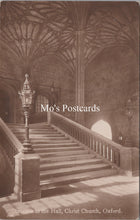 Load image into Gallery viewer, Oxfordshire Postcard - Staircase To The Hall, Christ Church, Oxford SW17227