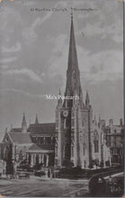 Load image into Gallery viewer, Warwickshire Postcard - St Martin's Church, Birmingham SW17843