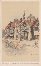 Load image into Gallery viewer, Wiltshire Postcard - Salisbury, Poultry Cross & Church of St Thomas SW18005