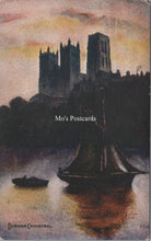 Load image into Gallery viewer, Co Durham Postcard - Artist View of Durham Cathedral SW18012