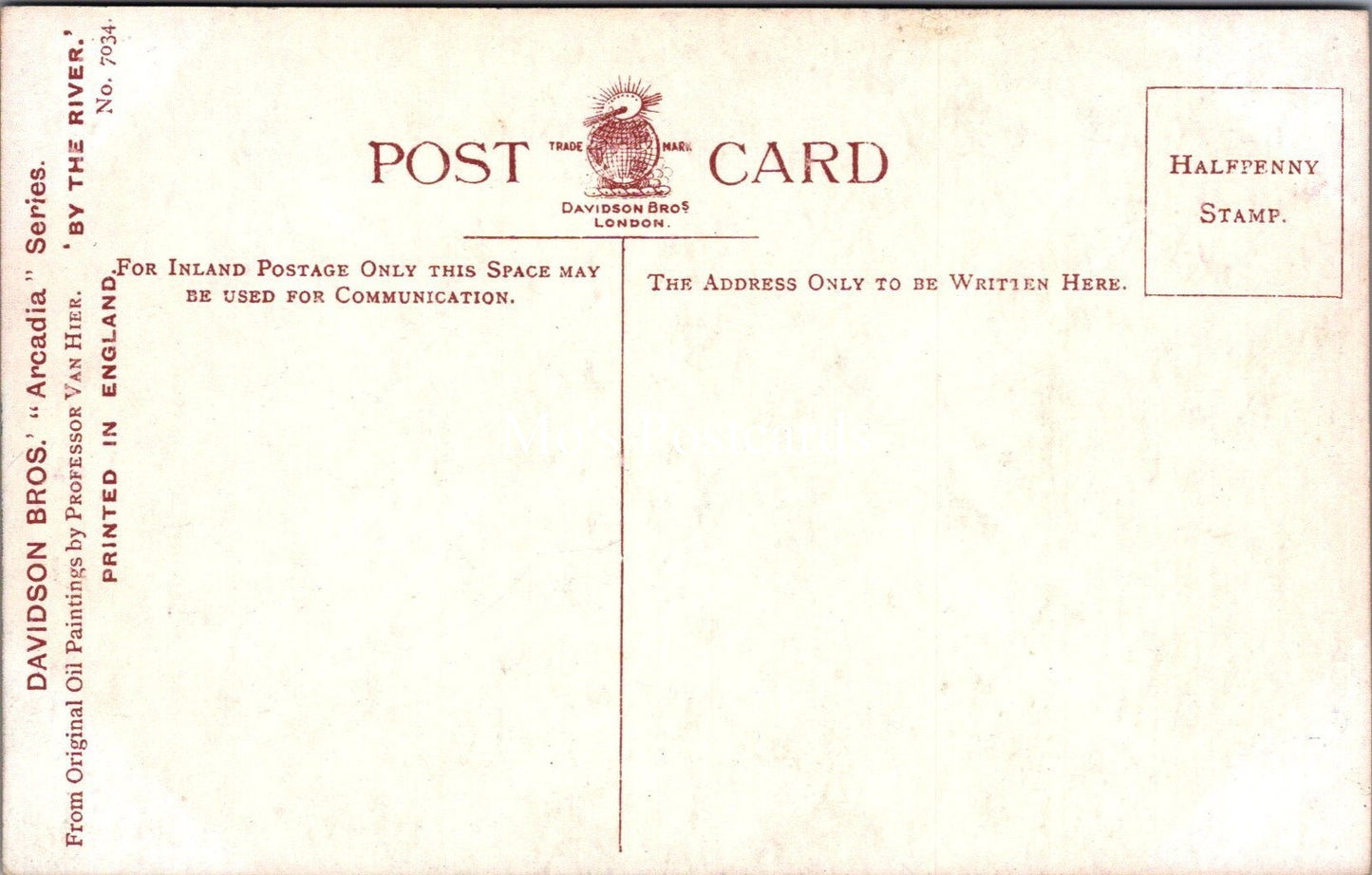 Art Postcard - By The River, Artist Professor Van Hier SW18305