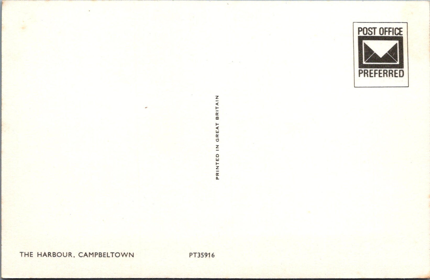 Scotland Postcard - The Harbour, Campbeltown SW17002