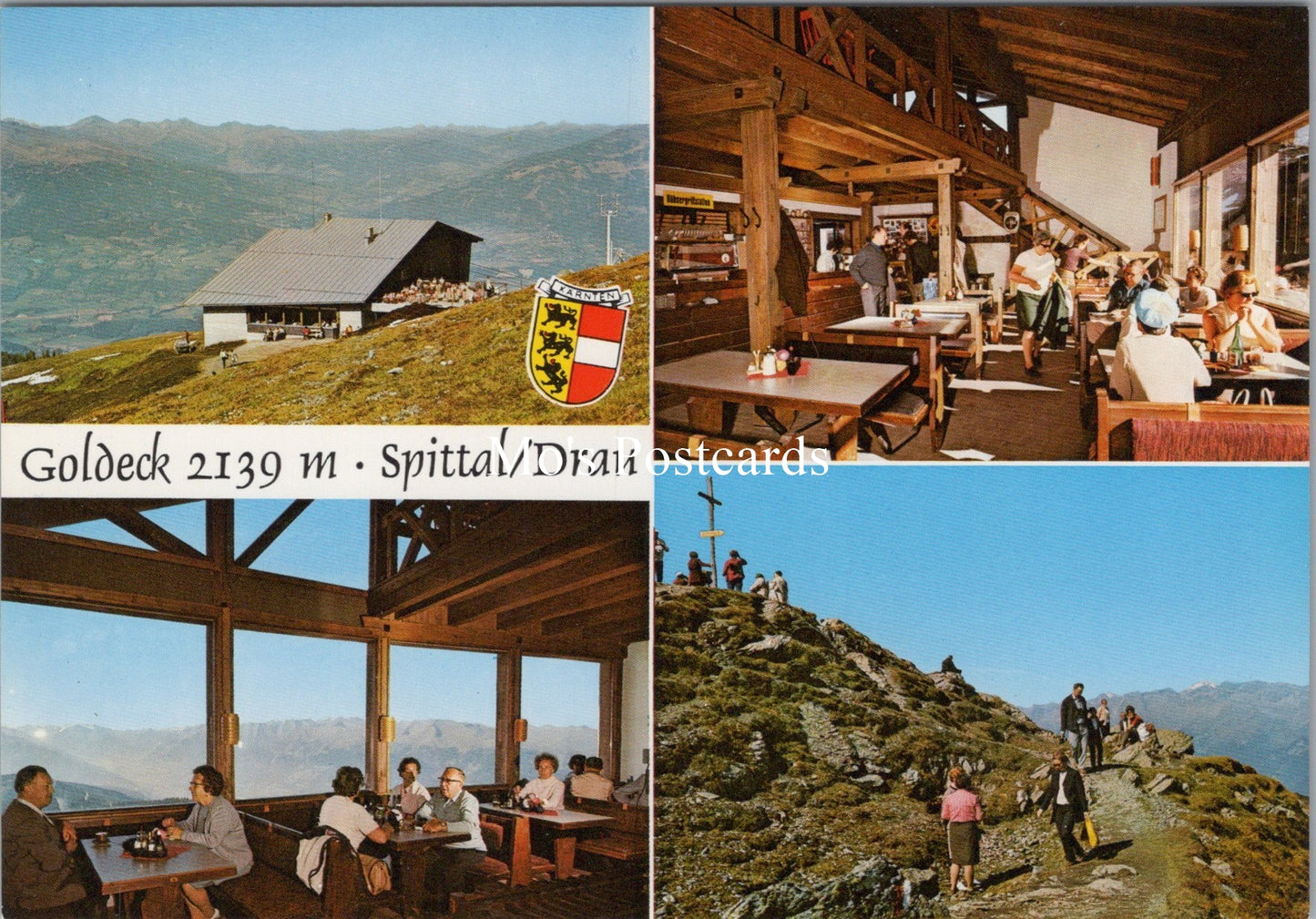 Austria Postcard - Goldeck 2139m, Spittal/Drau SX356