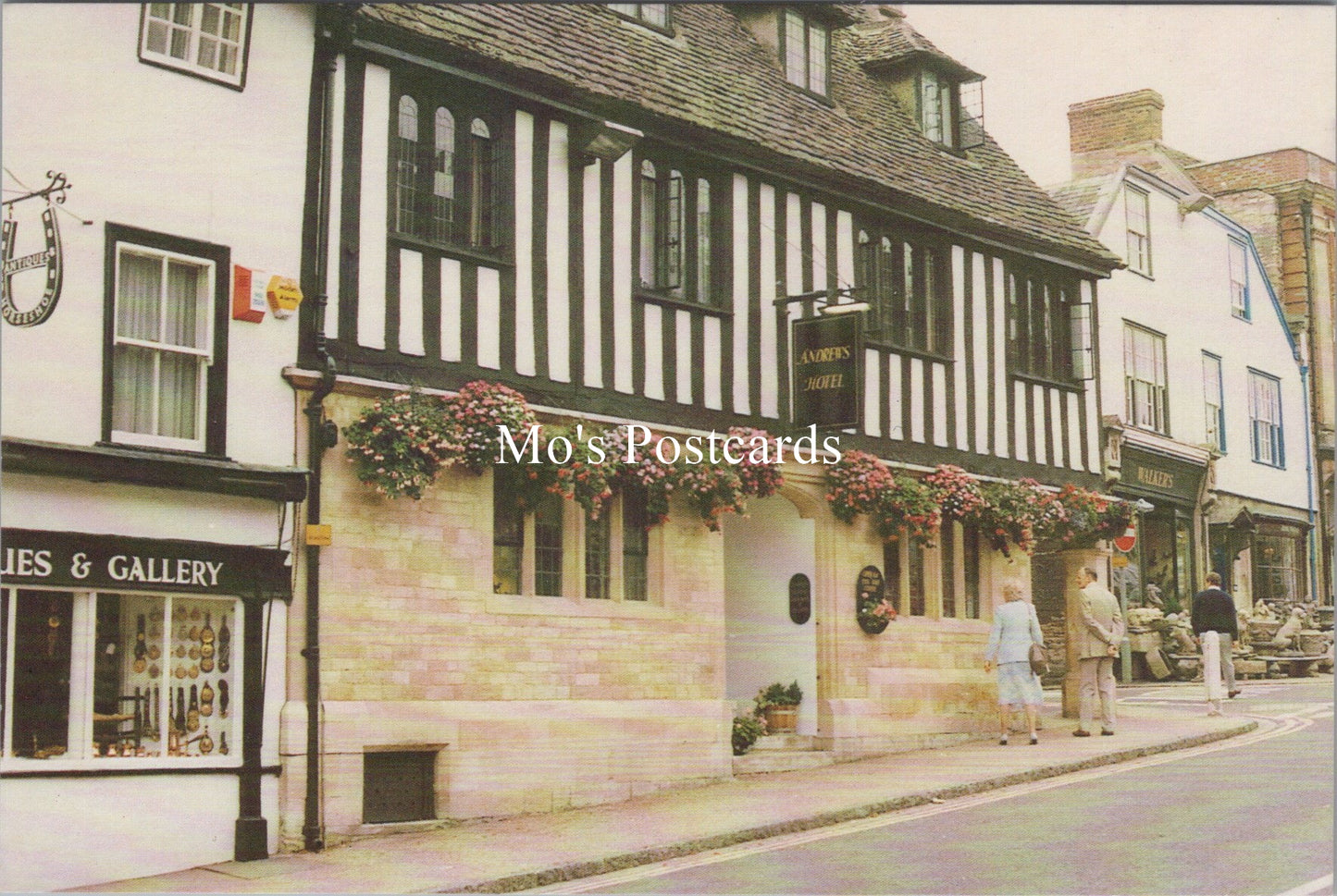 Oxfordshire Postcard - Andrews Hotel, Burford SX362
