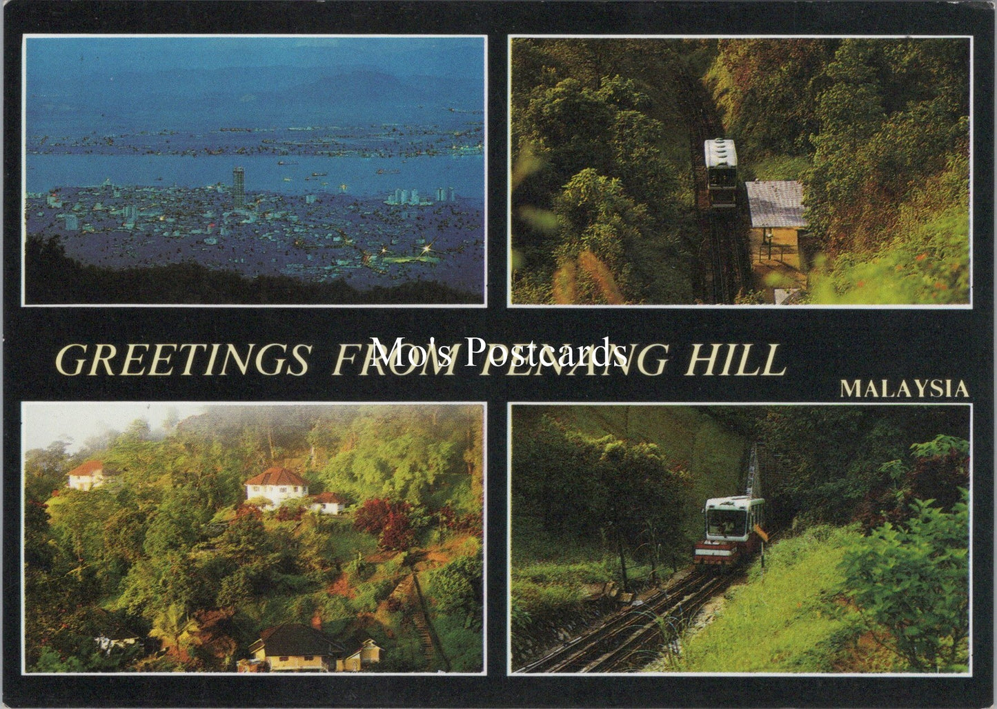 Malaysia Postcard - Greetings From Penang Hill SX390