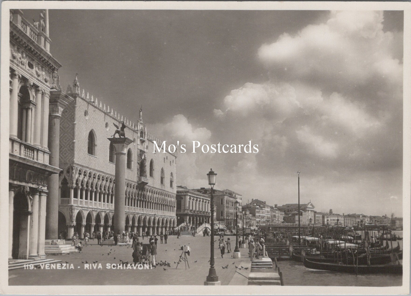 Italy Postcard - Venice, Venezia, Riva Schiavoni SX404
