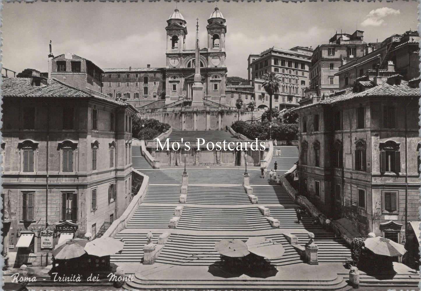 Italy Postcard - Rome, Roma, Trinita Dei Monti SX411