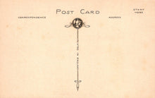 Load image into Gallery viewer, Vintage-style postcard with decorative elements and text on a beige background