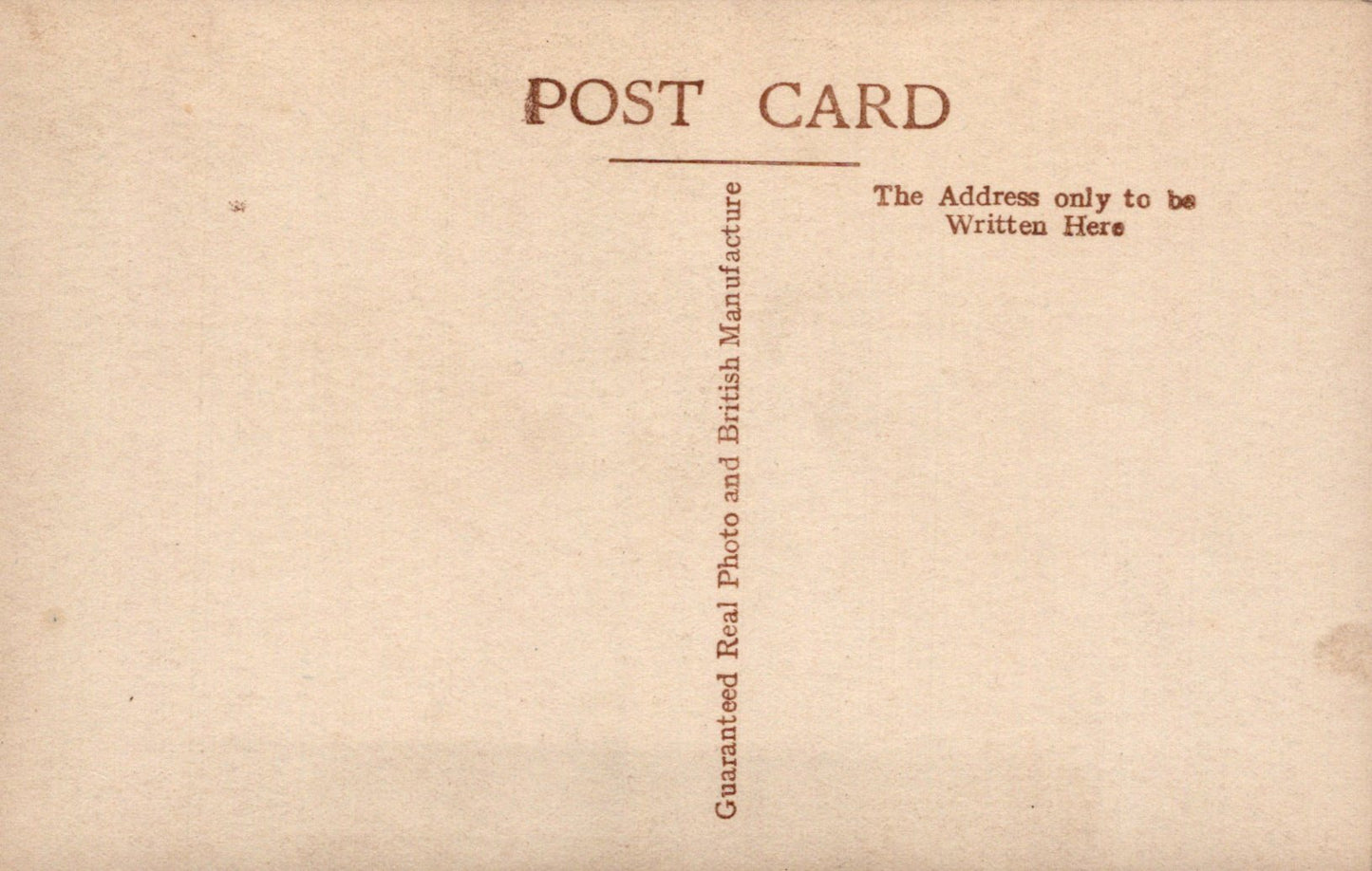 Vintage postcard with text on a beige background