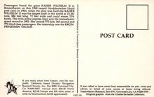 Load image into Gallery viewer, Shipping Postcard - Kaiser Wilhelm II in Bremerhaven SW19895