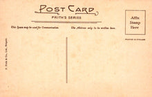 Load image into Gallery viewer, Vintage postcard with 'Frith's Series' branding and instructions for use.
