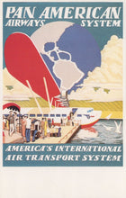 Load image into Gallery viewer, Aviation Postcard - Pan American Airways System VT388