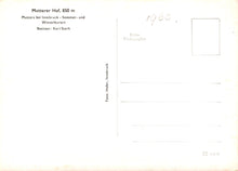 Load image into Gallery viewer, Austria Postcard - Mutterer Hof, Mutters Bei Innsbruck SW19045