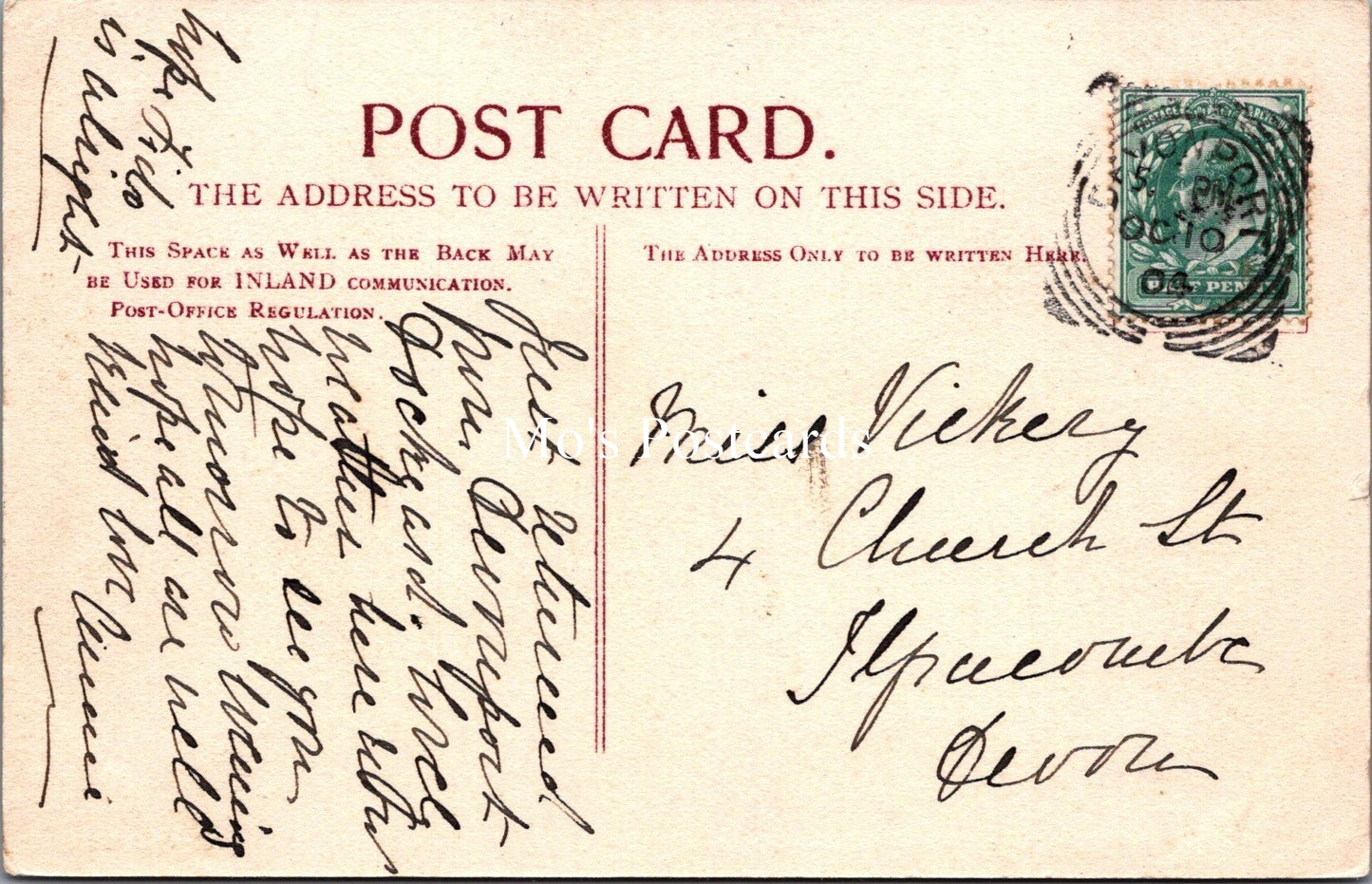 Devon Postcard - Mount Wise, Devonport SX178