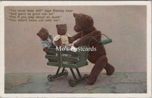 Load image into Gallery viewer, Children's Toys Postcard - Teddy Bears in a Shopping Trolley SX138
