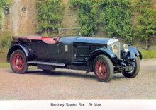 Load image into Gallery viewer, Road Transport Postcard - Bentley Speed Six Vintage Car SW18103