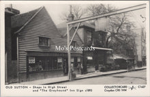 Load image into Gallery viewer, London Postcard - Old Sutton, Shops in High Street SW17533