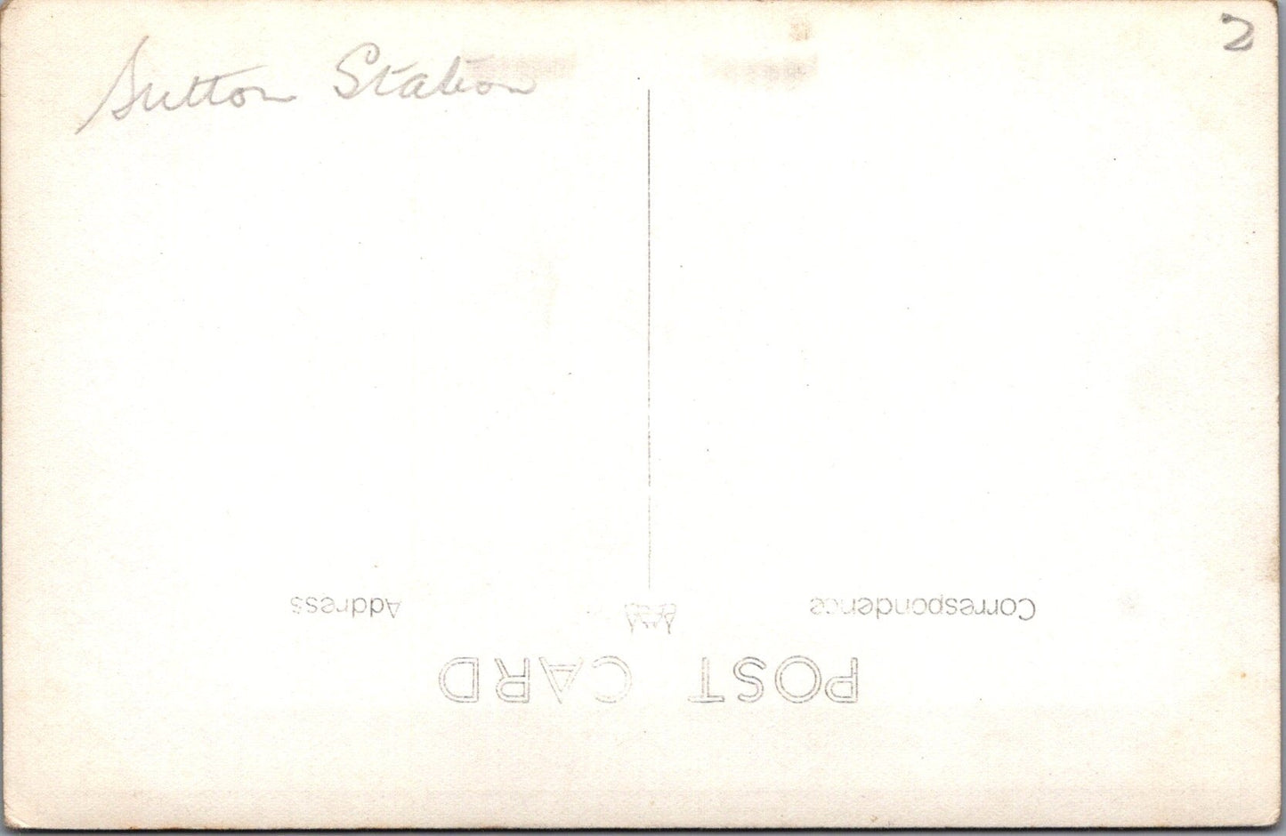 Railways Postcard - Southern Locomotive at Sutton Train Station SW17557