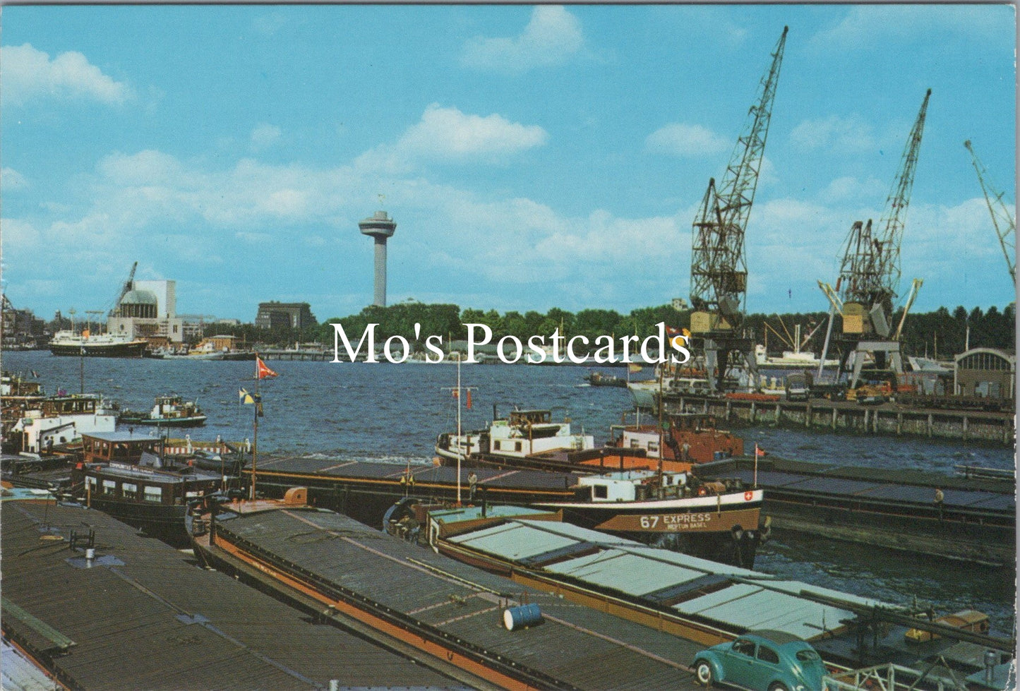 Netherlands Postcard - Harbour View, Rotterdam SW17592