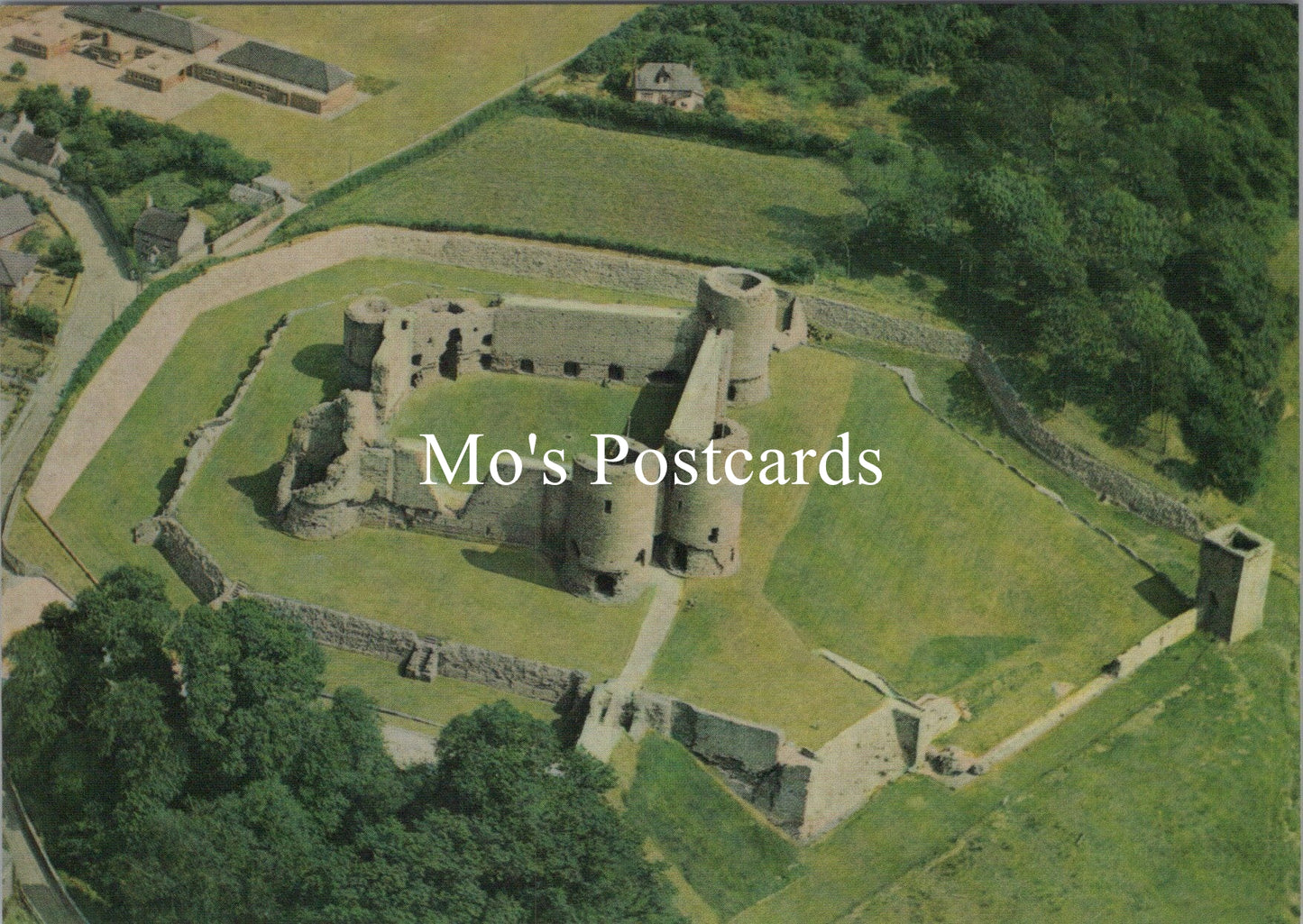 Wales Postcard - Aerial View of Rhuddlan Castle, Clwyd SW17677