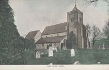 Load image into Gallery viewer, Church with a graveyard in the foreground, labeled 'Fife Church, Sussex'.