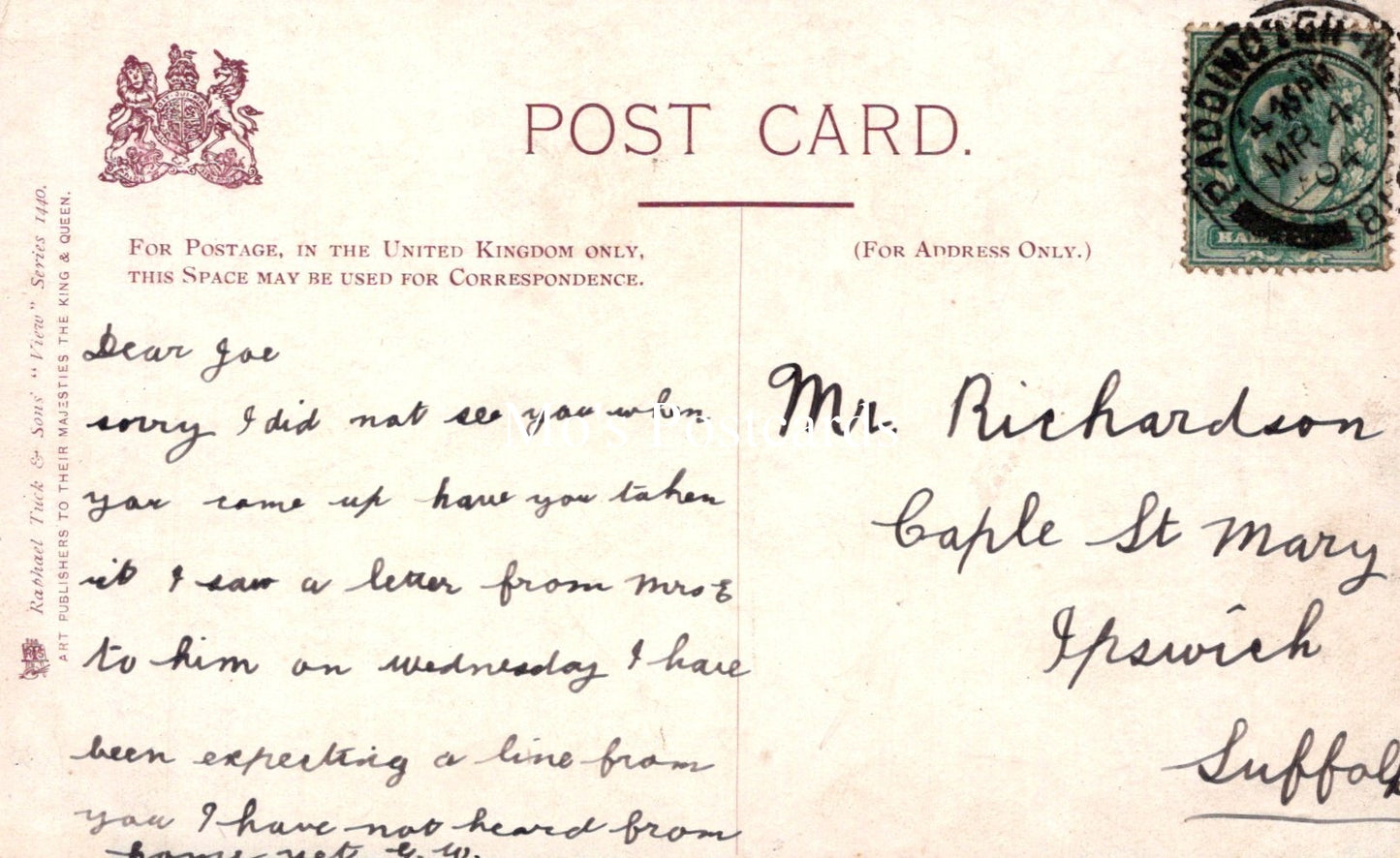 Wales Postcard - Cardiff, Entrance To The Docks SW19216