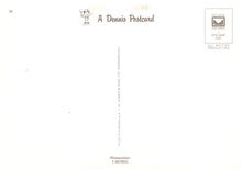 Load image into Gallery viewer, White postcard with text and a logo on a white background